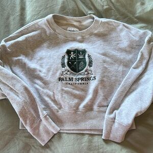 Abercrombie soft AF cropped sweatshirt